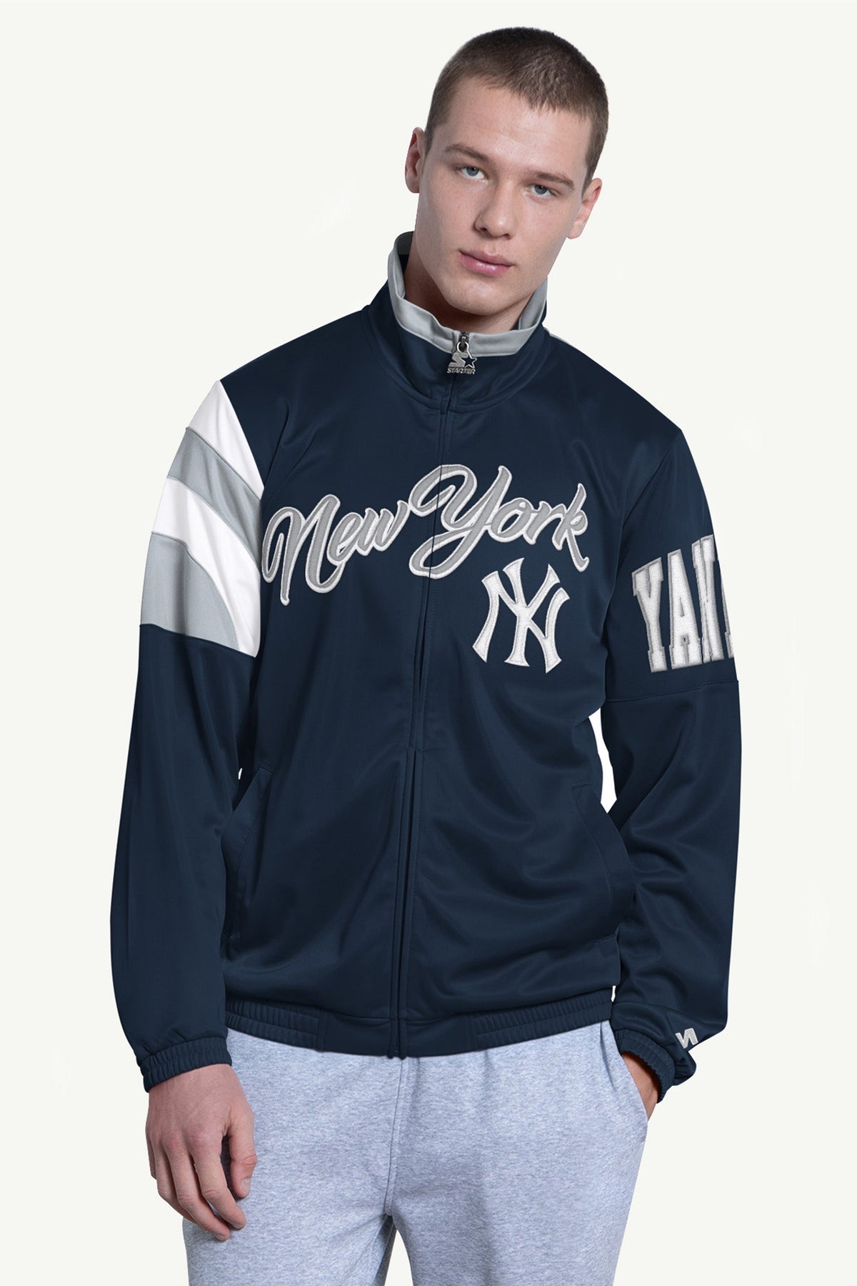 Starter Best Seller | MENS NEW YORK YANKEES HERITAGE TRACK JACKET