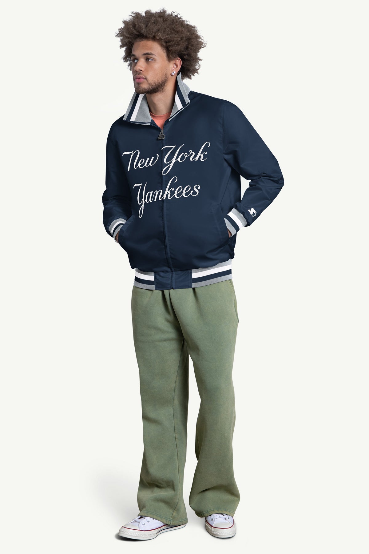 Starter Best Price | MENS NEW YORK YANKEES CAPTAIN VARSITY JACKET