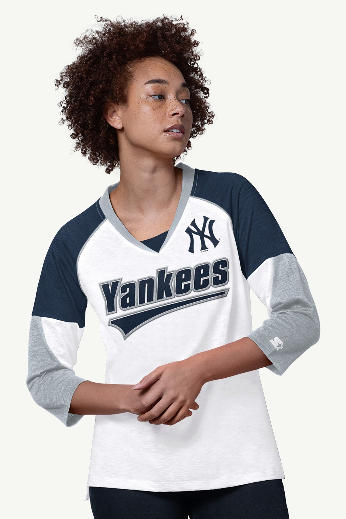 Starter Smart Buy | WOMENS NEW YORK YANKEES RAGLAN SLEEVE TOP