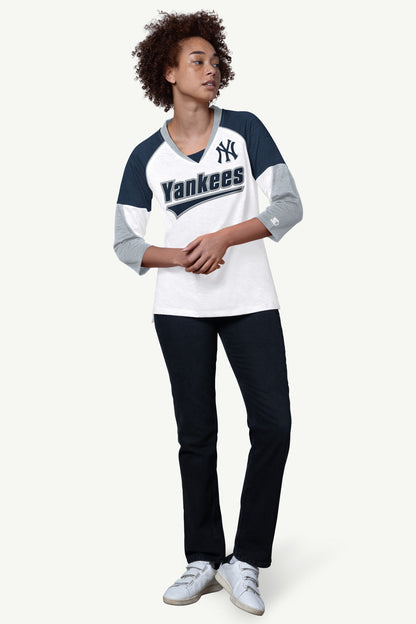 Starter Smart Buy | WOMENS NEW YORK YANKEES RAGLAN SLEEVE TOP