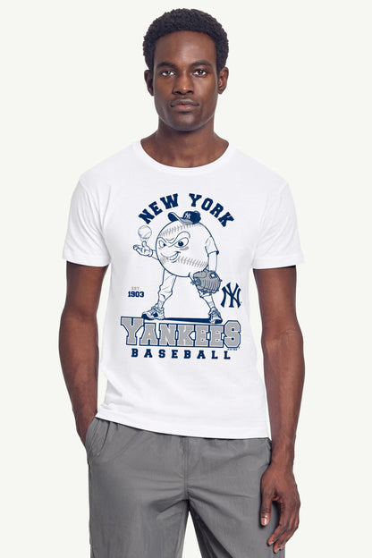 Starter Top Pick | MENS NEW YORK YANKEES BASEBALL CHARACTER SHORT SLEEVE T SHIRT