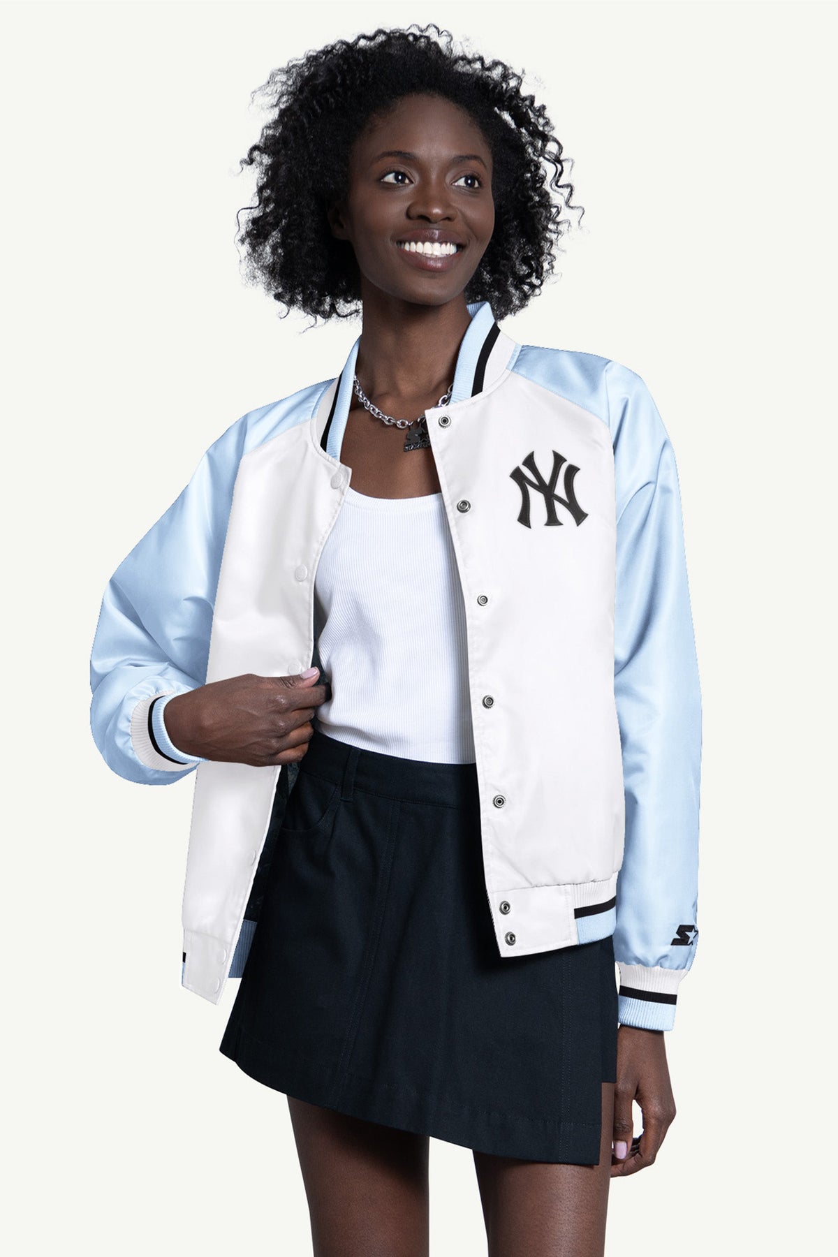 Starter Deals | WOMENS NEW YORK YANKEES BLITZ VARSITY JACKET