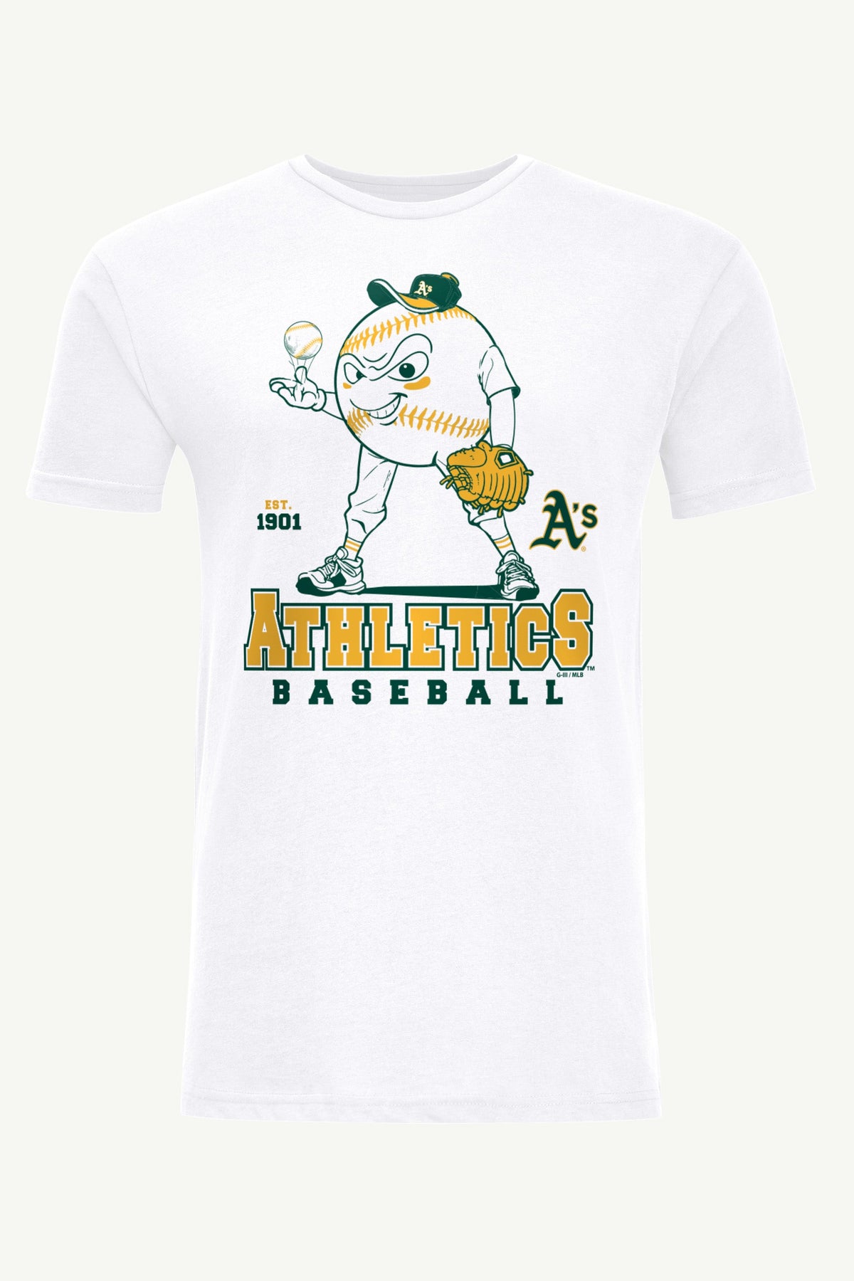 Starter Trusted | MENS ATHLETICS BASEBALL CHARACTER SHORT SLEEVE T SHIRT