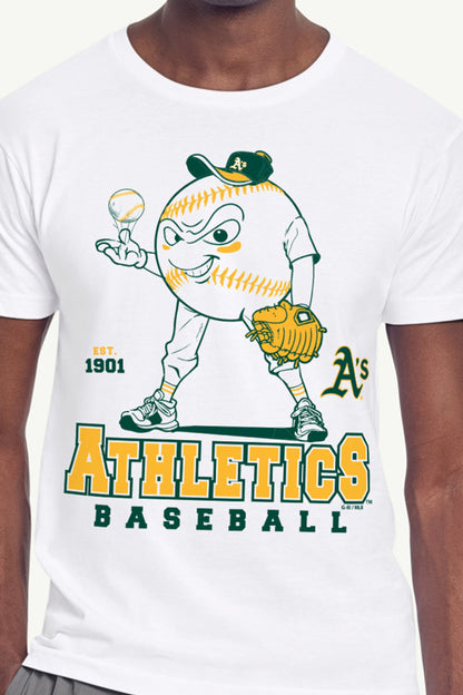 Starter Trusted | MENS ATHLETICS BASEBALL CHARACTER SHORT SLEEVE T SHIRT