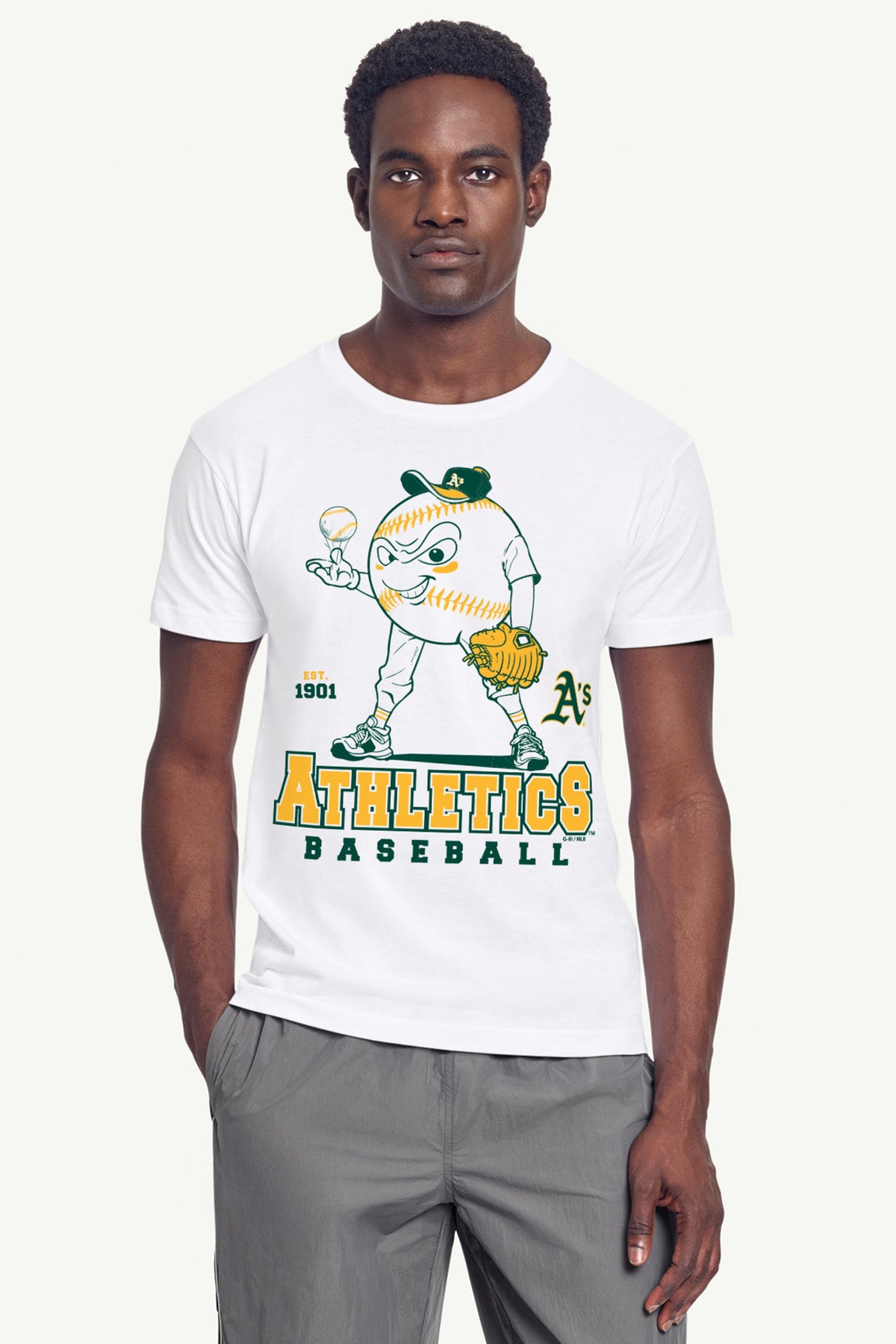 Starter Trusted | MENS ATHLETICS BASEBALL CHARACTER SHORT SLEEVE T SHIRT