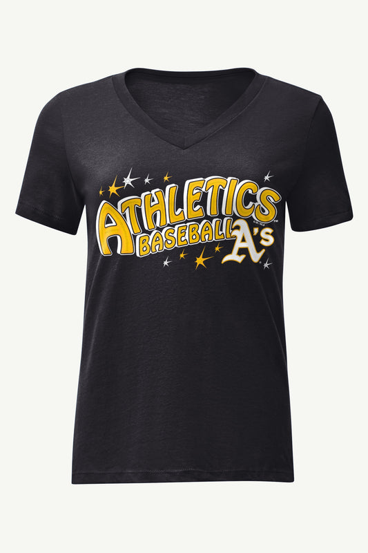 Starter Signature | WOMENS ATHLETICS FIREWORKS V NECK T SHIRT