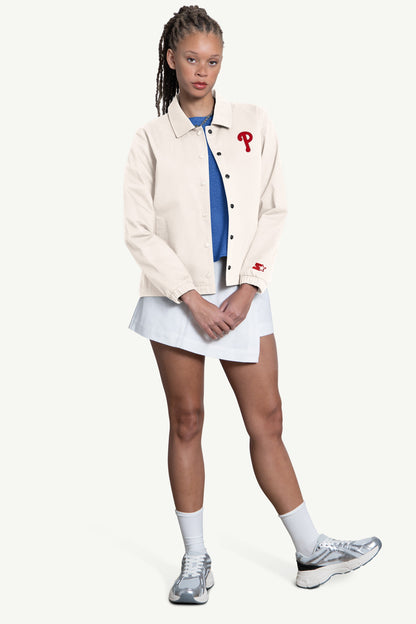 Starter Featured | WOMENS PHILADELPHIA PHILLIES COACHES JACKET