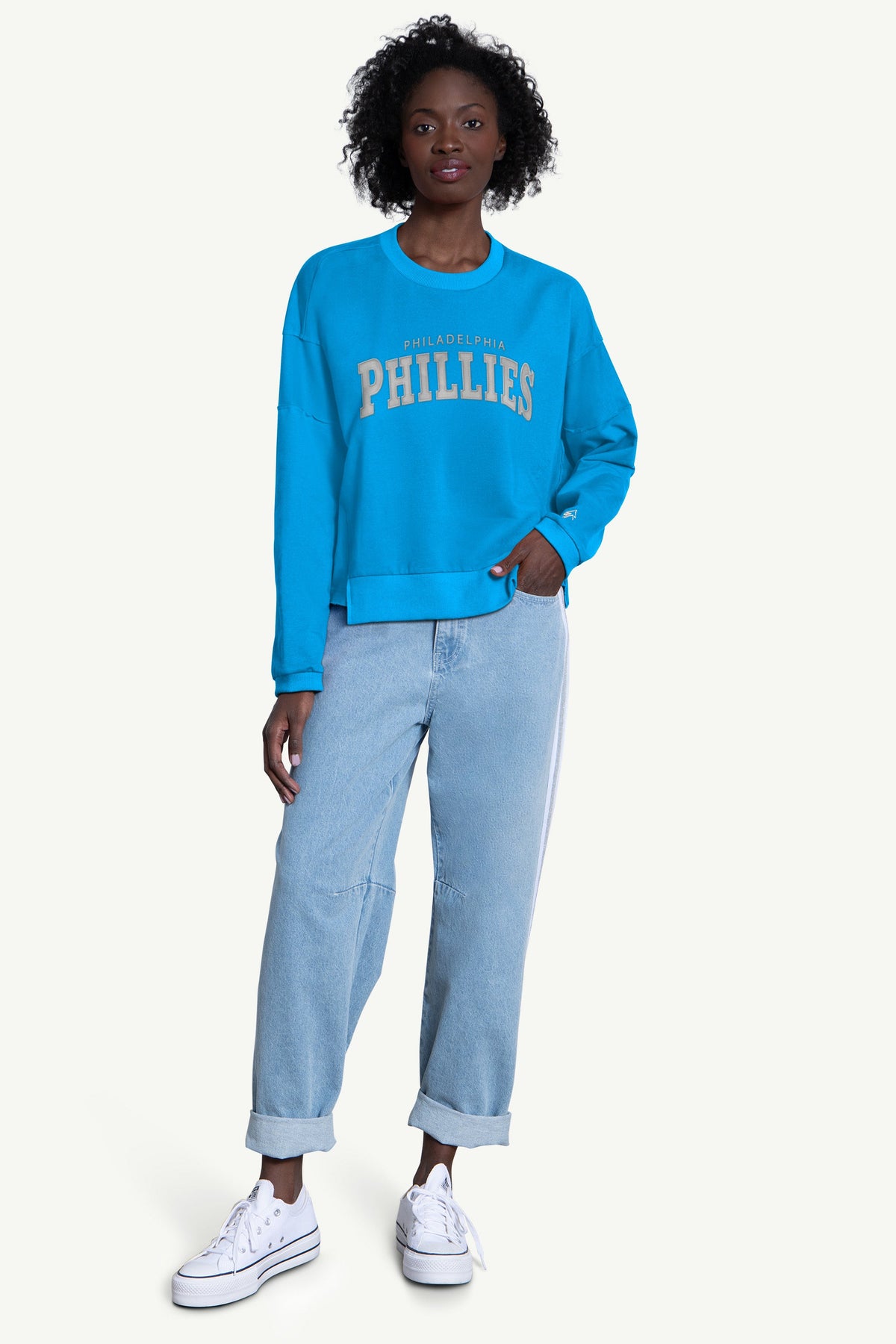 Starter Classic | WOMENS PHILADELPHIA PHILLIES CREW NECK SWEATSHIRT