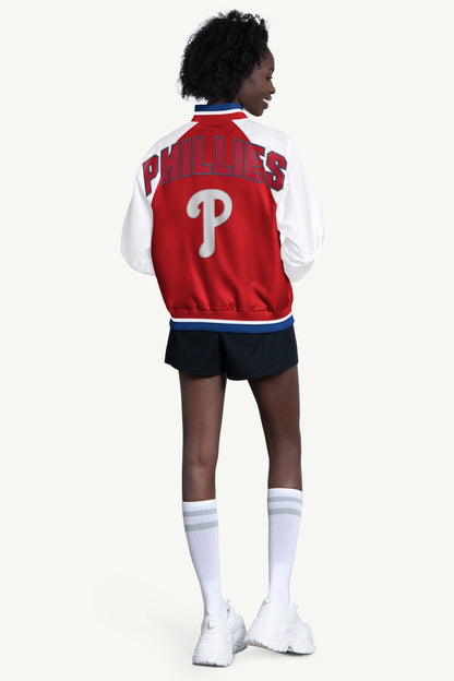 Starter Everyday | WOMENS PHILADELPHIA PHILLIES BLITZ VARSITY JACKET