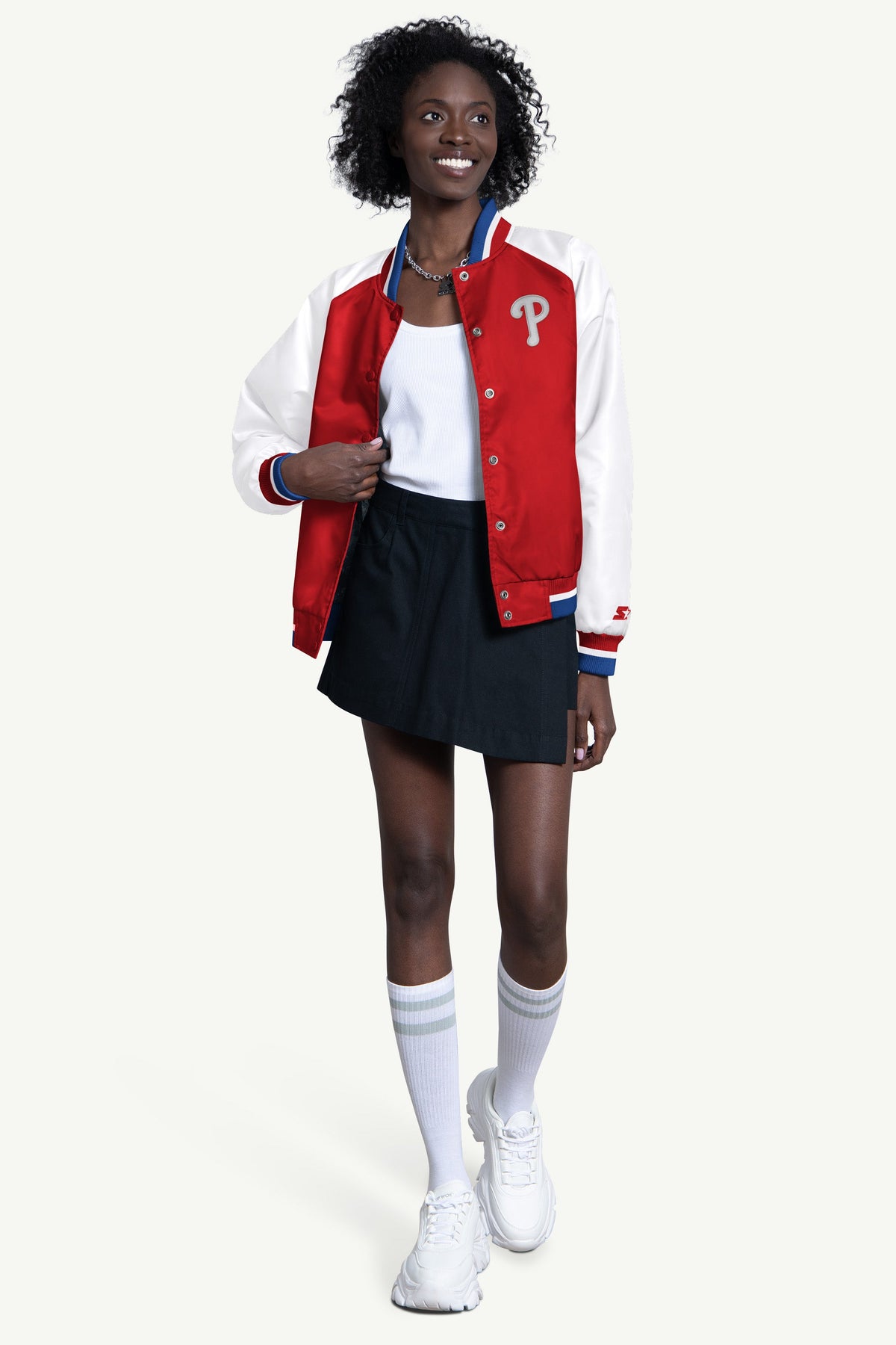Starter Everyday | WOMENS PHILADELPHIA PHILLIES BLITZ VARSITY JACKET