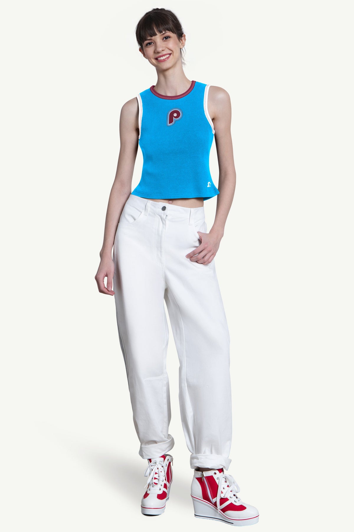 Starter Discount | WOMENS PHILADELPHIA PHILLIES PLAY THE BALL CROP TANK