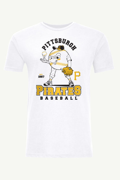 Starter Quality | MENS PITTSBURGH PIRATES BASEBALL CHARACTER SHORT SLEEVE T SHIRT