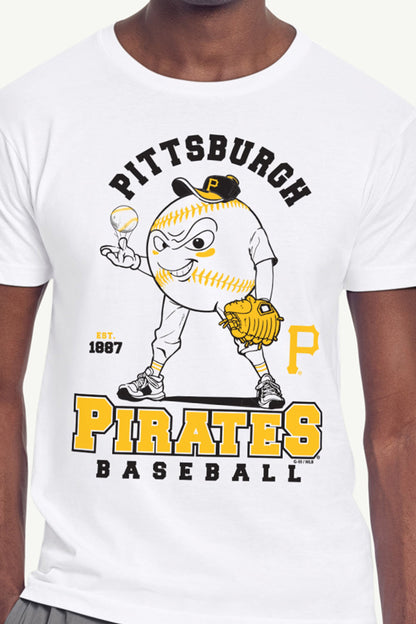 Starter Quality | MENS PITTSBURGH PIRATES BASEBALL CHARACTER SHORT SLEEVE T SHIRT