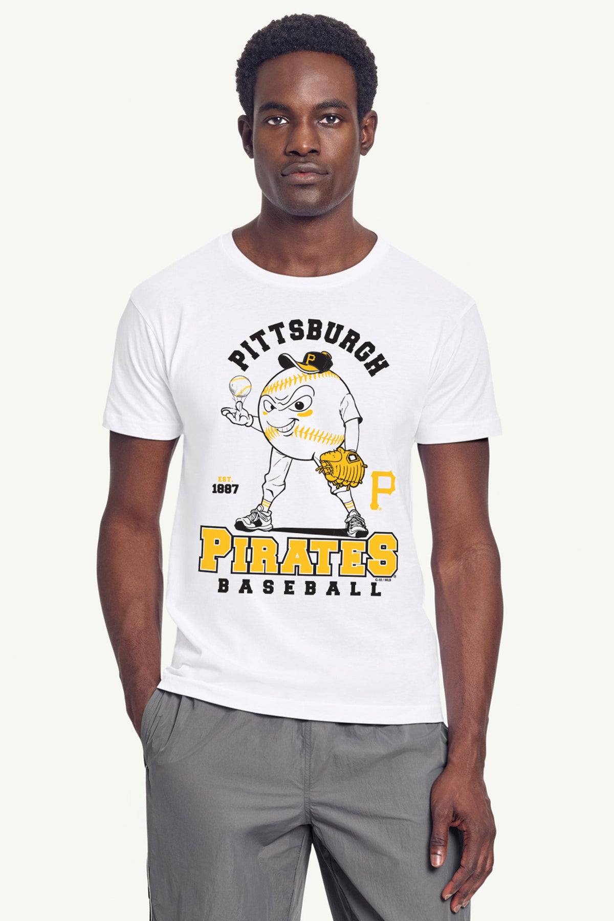 Starter Quality | MENS PITTSBURGH PIRATES BASEBALL CHARACTER SHORT SLEEVE T SHIRT