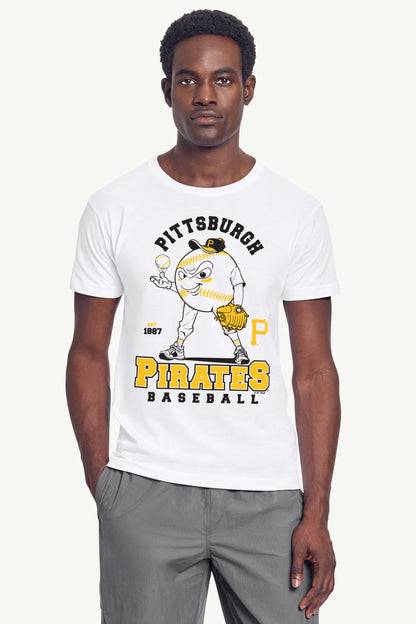 Starter Quality | MENS PITTSBURGH PIRATES BASEBALL CHARACTER SHORT SLEEVE T SHIRT