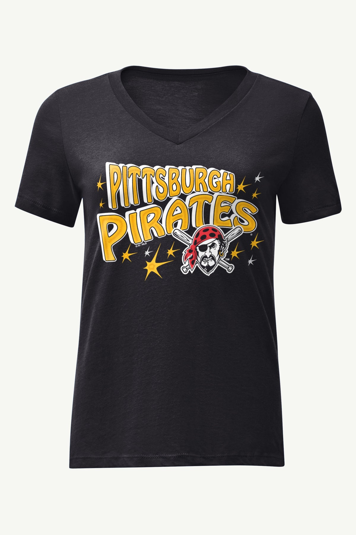 Starter Discount | WOMENS PITTSBURGH PIRATES FIREWORKS V NECK T SHIRT