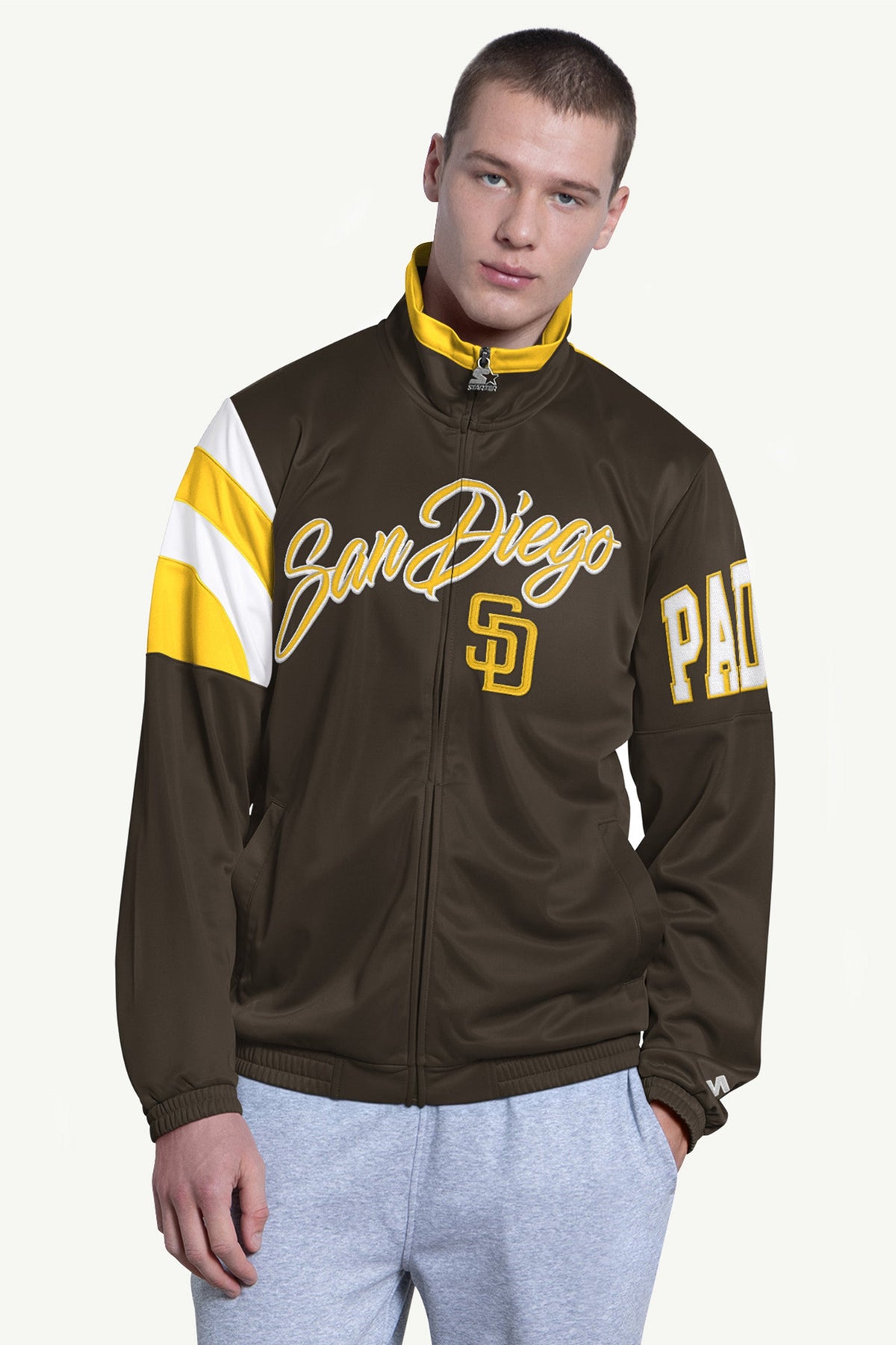 Starter Great Value | MENS SAN DIEGO PADRES HERITAGE TRACK JACKET