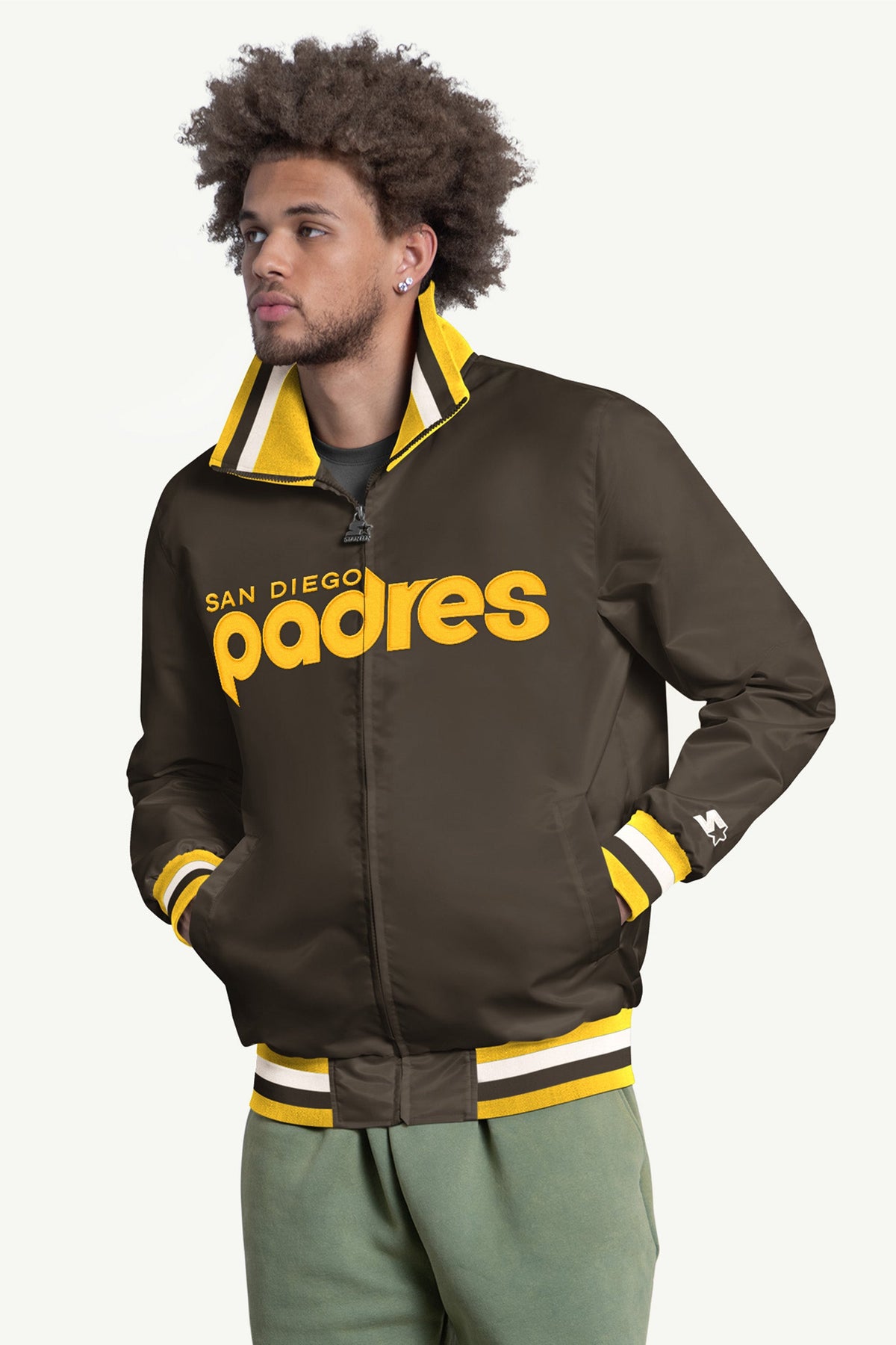 Starter Value | MENS SAN DIEGO PADRES CAPTAIN VARSITY JACKET