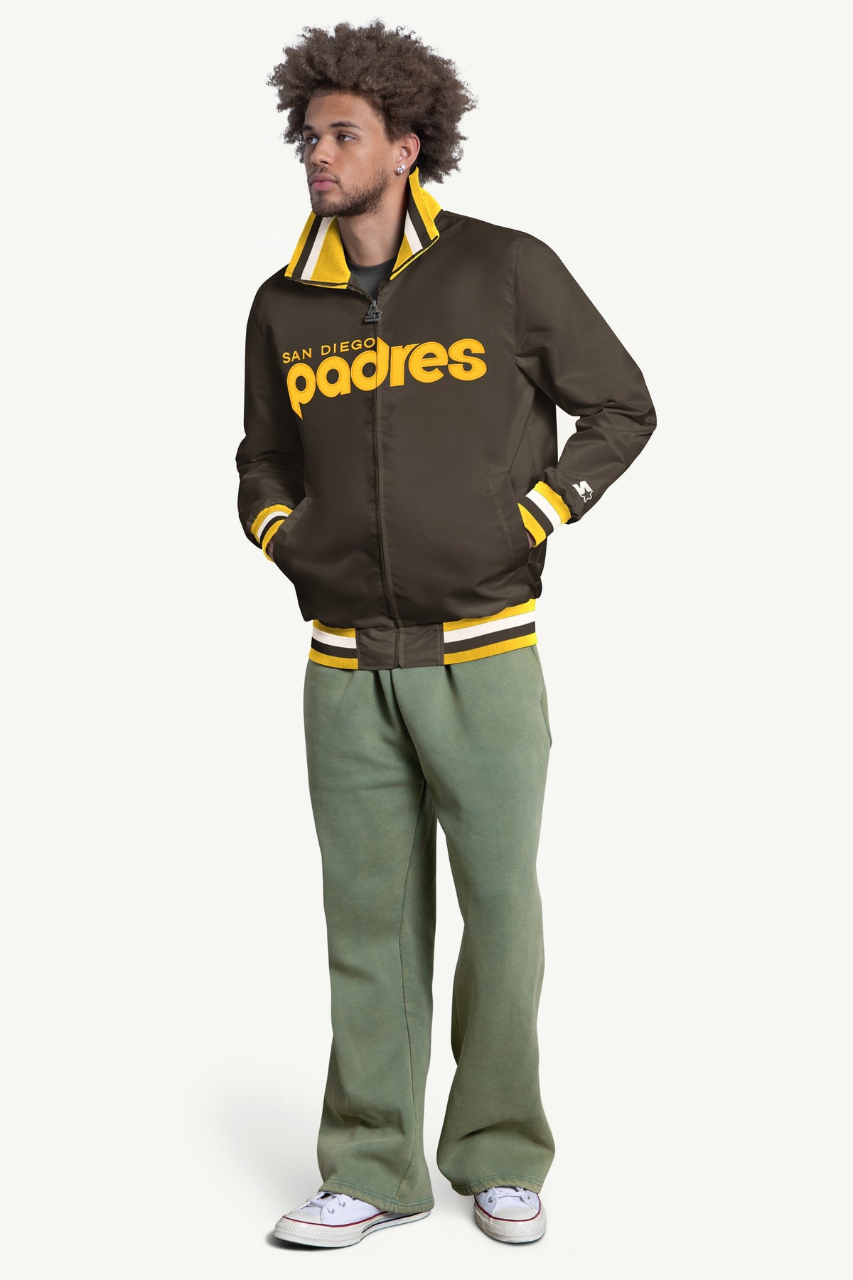 Starter Value | MENS SAN DIEGO PADRES CAPTAIN VARSITY JACKET