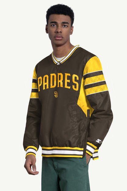 Starter Hot Sale | MENS SAN DIEGO PADRES ENFORCER V-NECK PULLOVER JACKET