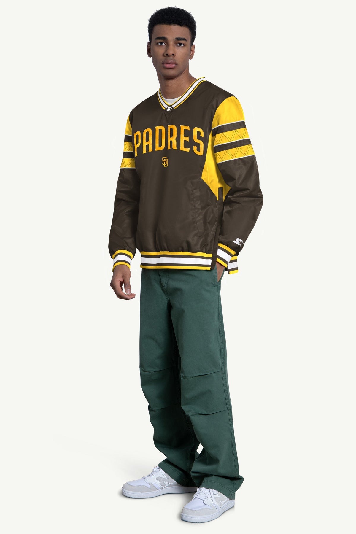 Starter Hot Sale | MENS SAN DIEGO PADRES ENFORCER V-NECK PULLOVER JACKET