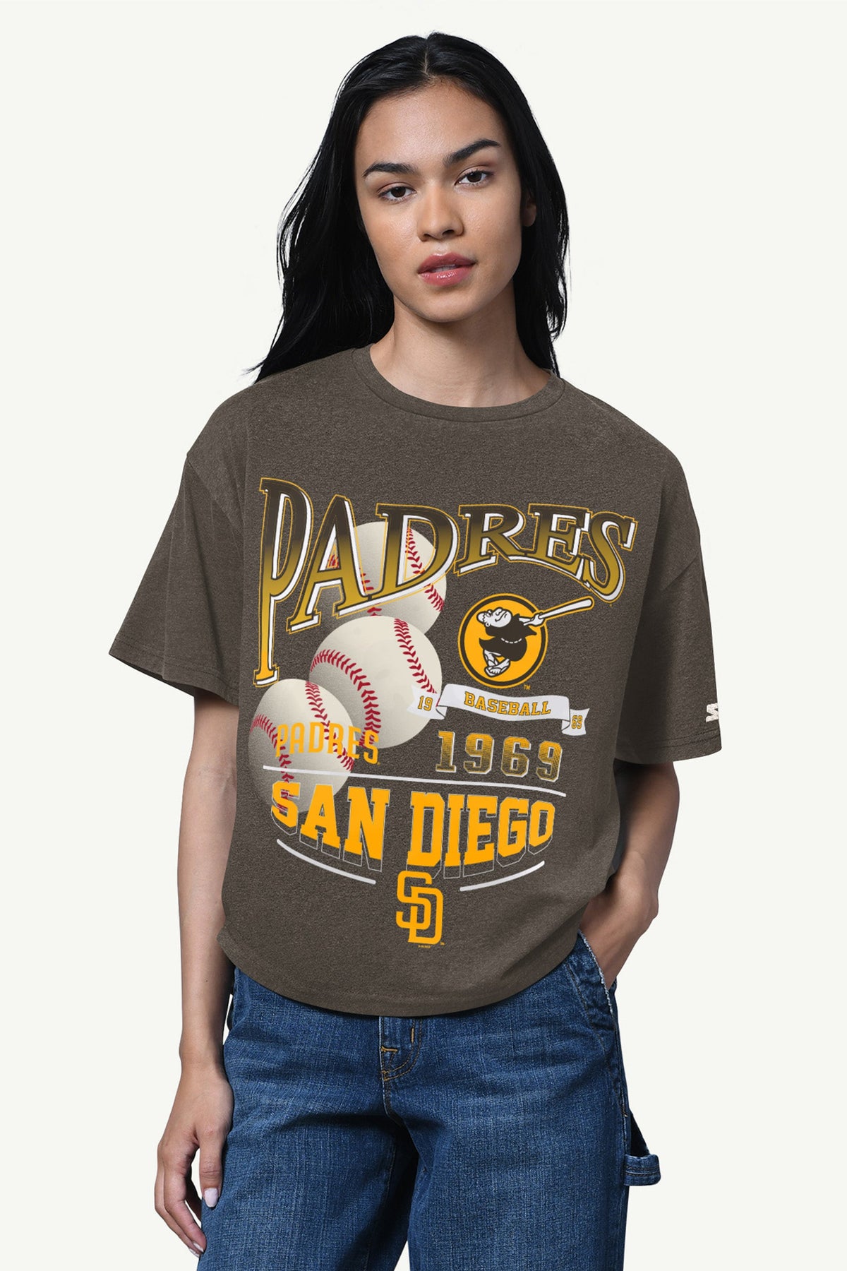 Starter Premium | WOMENS SAN DIEGO PADRES HALL OF FAME T SHIRT
