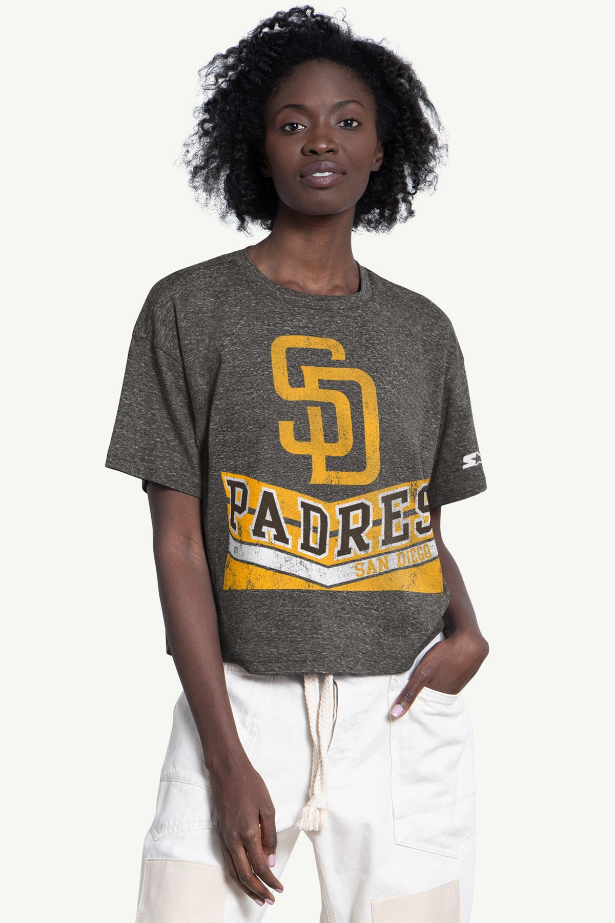 Starter Best Price | WOMENS SAN DIEGO PADRES JUMP SHOT TEE