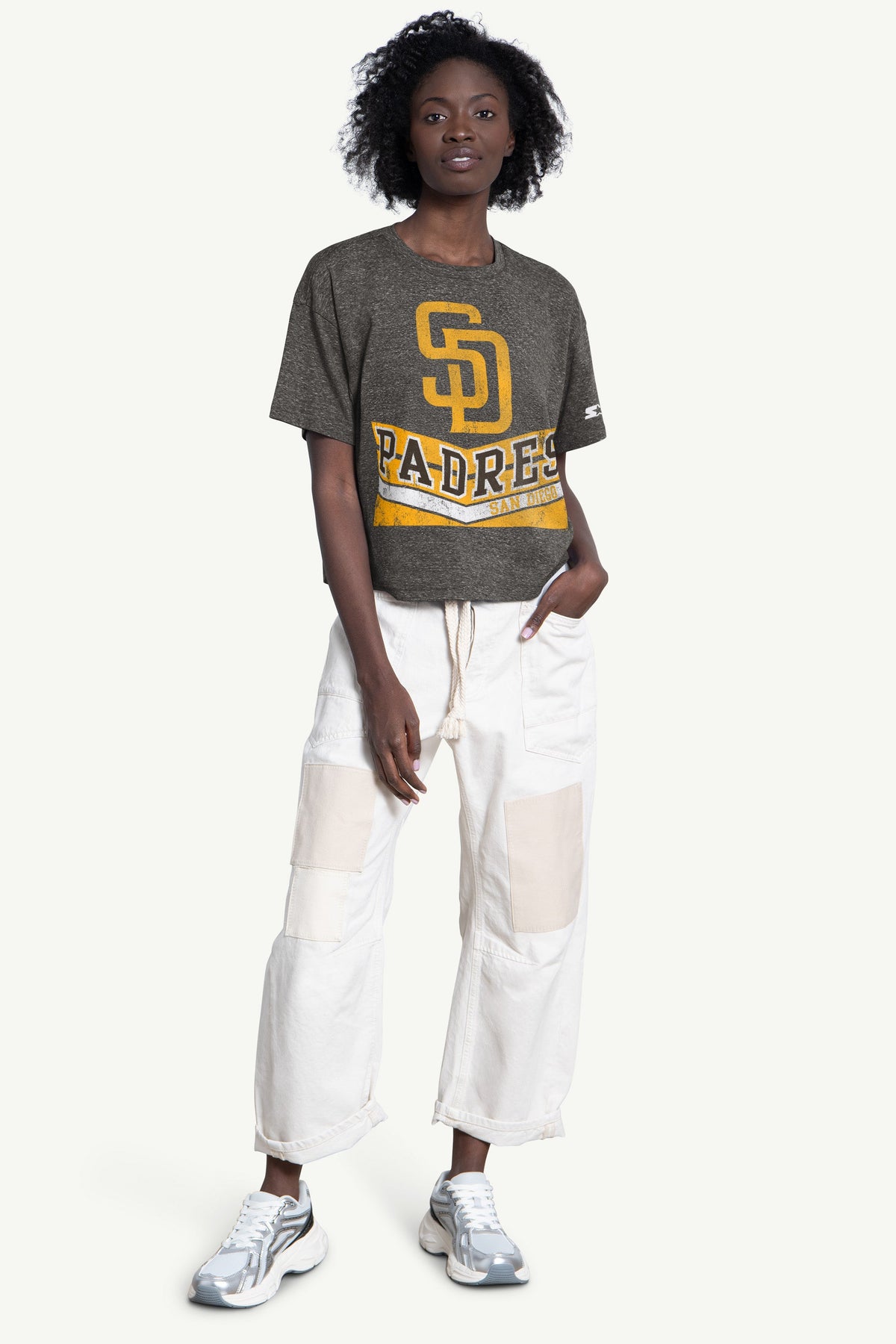 Starter Best Price | WOMENS SAN DIEGO PADRES JUMP SHOT TEE
