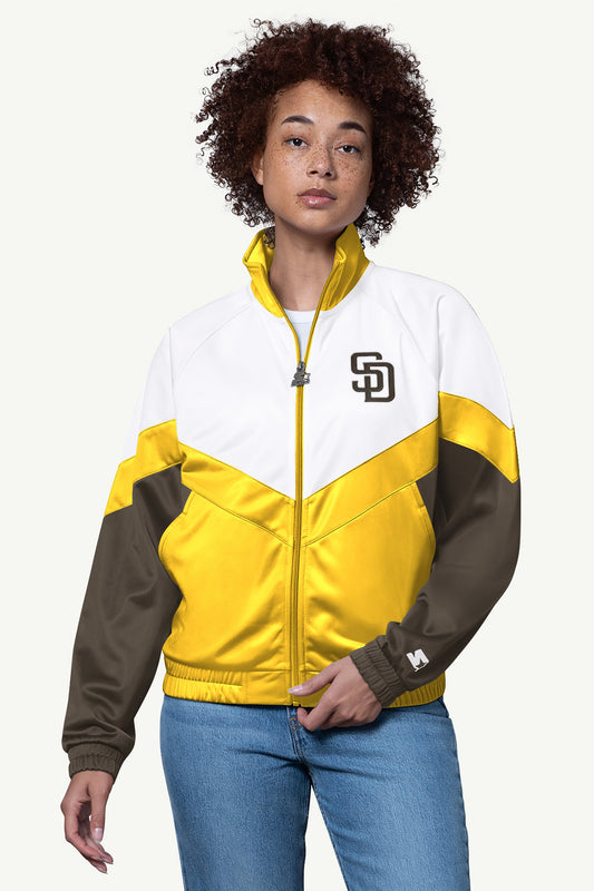 Starter Exclusive | WOMENS SAN DIEGO PADRES TEAMWORK TRACK JACKET