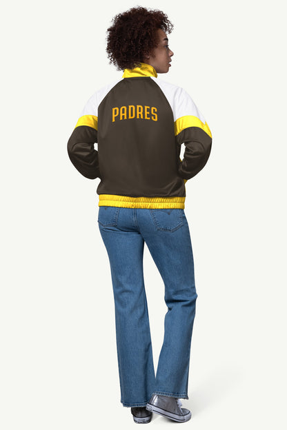 Starter Exclusive | WOMENS SAN DIEGO PADRES TEAMWORK TRACK JACKET