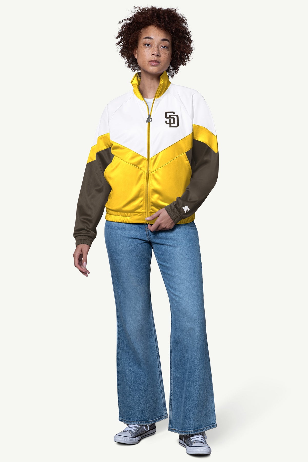 Starter Exclusive | WOMENS SAN DIEGO PADRES TEAMWORK TRACK JACKET
