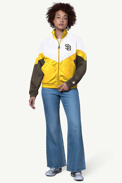Starter Exclusive | WOMENS SAN DIEGO PADRES TEAMWORK TRACK JACKET
