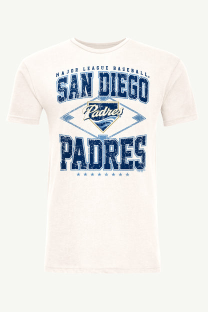 Starter Latest | MENS SAN DIEGO PADRES DISTRESSED COOPERSTOWN DIAMOND SHORT SLEEVE T SHIRT
