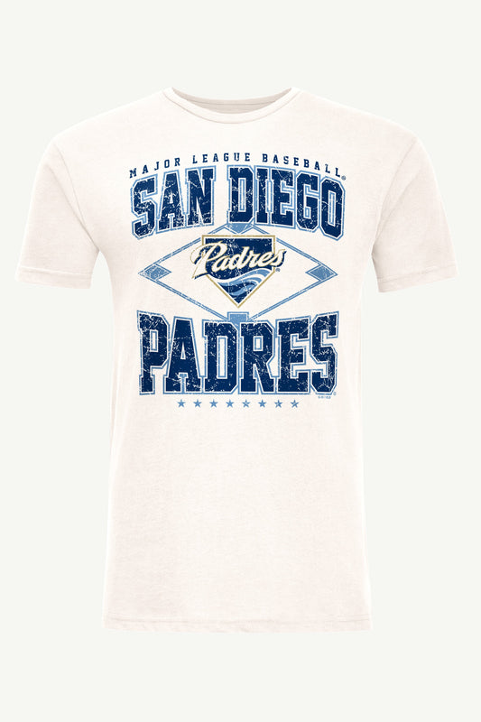 Starter Latest | MENS SAN DIEGO PADRES DISTRESSED COOPERSTOWN DIAMOND SHORT SLEEVE T SHIRT