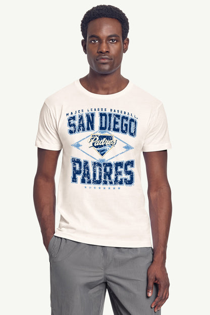 Starter Latest | MENS SAN DIEGO PADRES DISTRESSED COOPERSTOWN DIAMOND SHORT SLEEVE T SHIRT