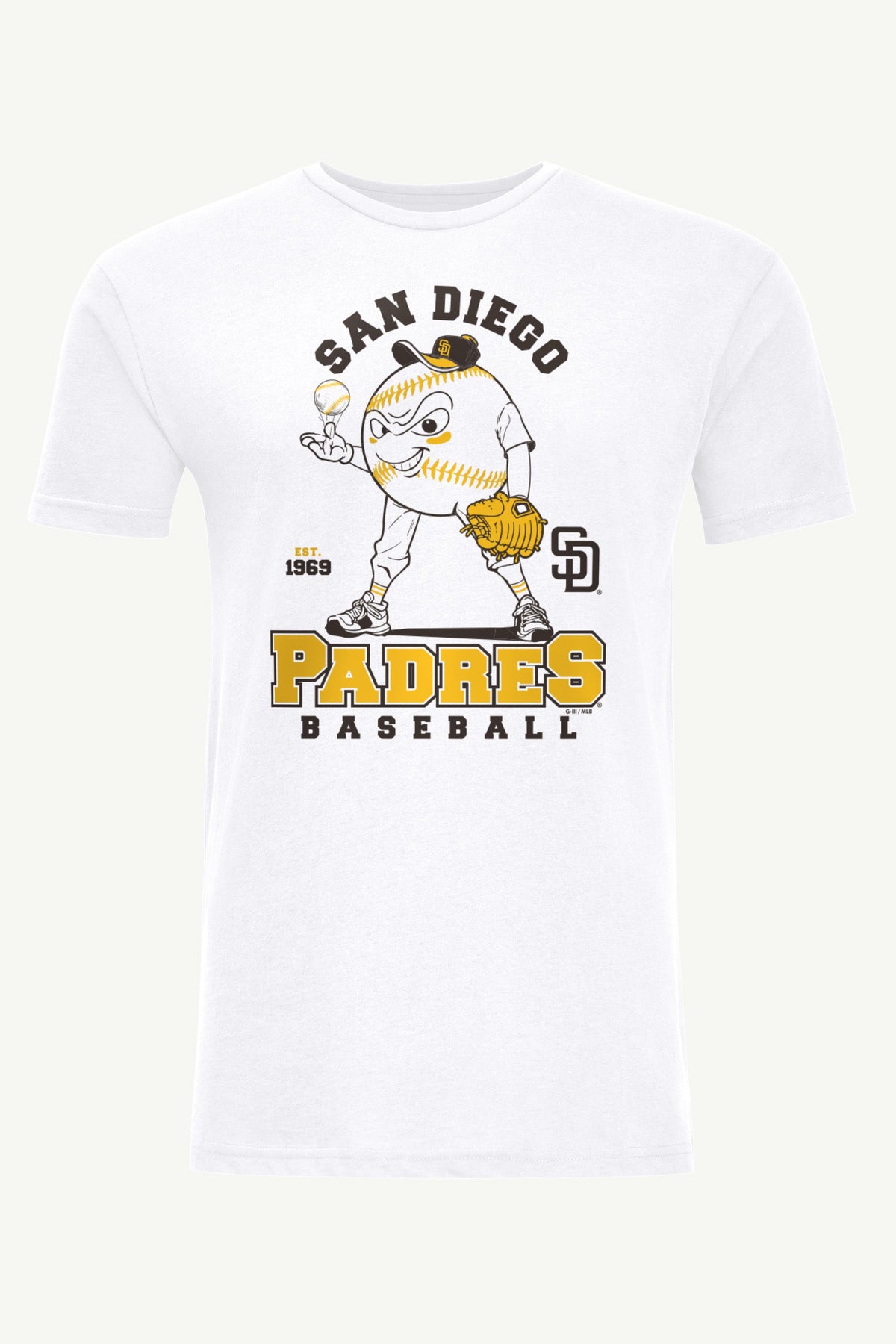 Starter Popular | MENS SAN DIEGO PADRES BASEBALL CHARACTER SHORT SLEEVE T SHIRT