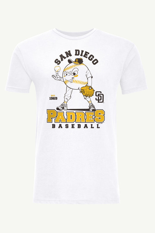 Starter Popular | MENS SAN DIEGO PADRES BASEBALL CHARACTER SHORT SLEEVE T SHIRT
