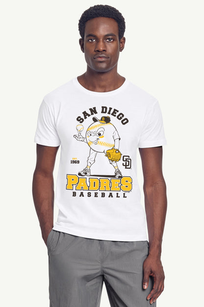 Starter Popular | MENS SAN DIEGO PADRES BASEBALL CHARACTER SHORT SLEEVE T SHIRT