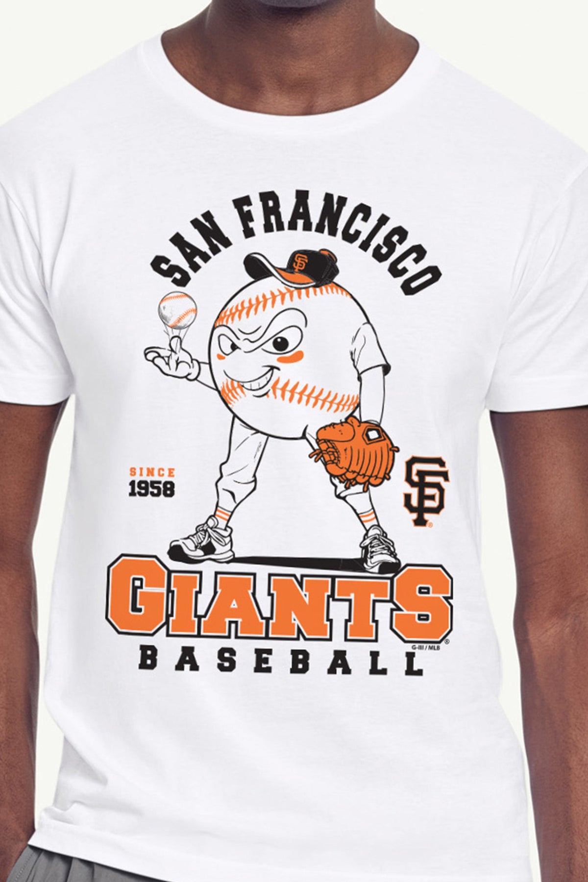 Starter Classic | MENS SAN FRANCISCO GIANTS BASEBALL CHARACTER SHORT SLEEVE T SHIRT