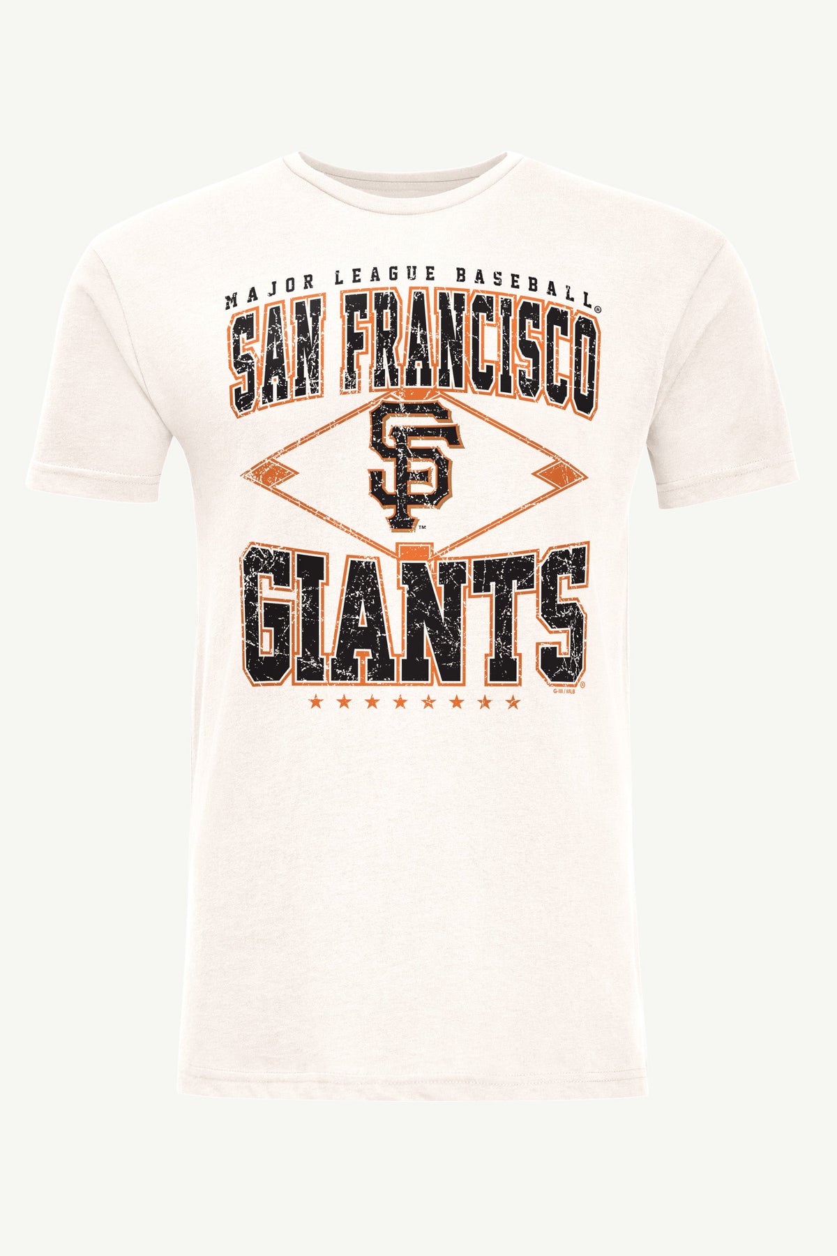 Starter Value | MENS SAN FRANCISCO GIANTS DISTRESSED COOPERSTOWN DIAMOND SHORT SLEEVE T SHIRT