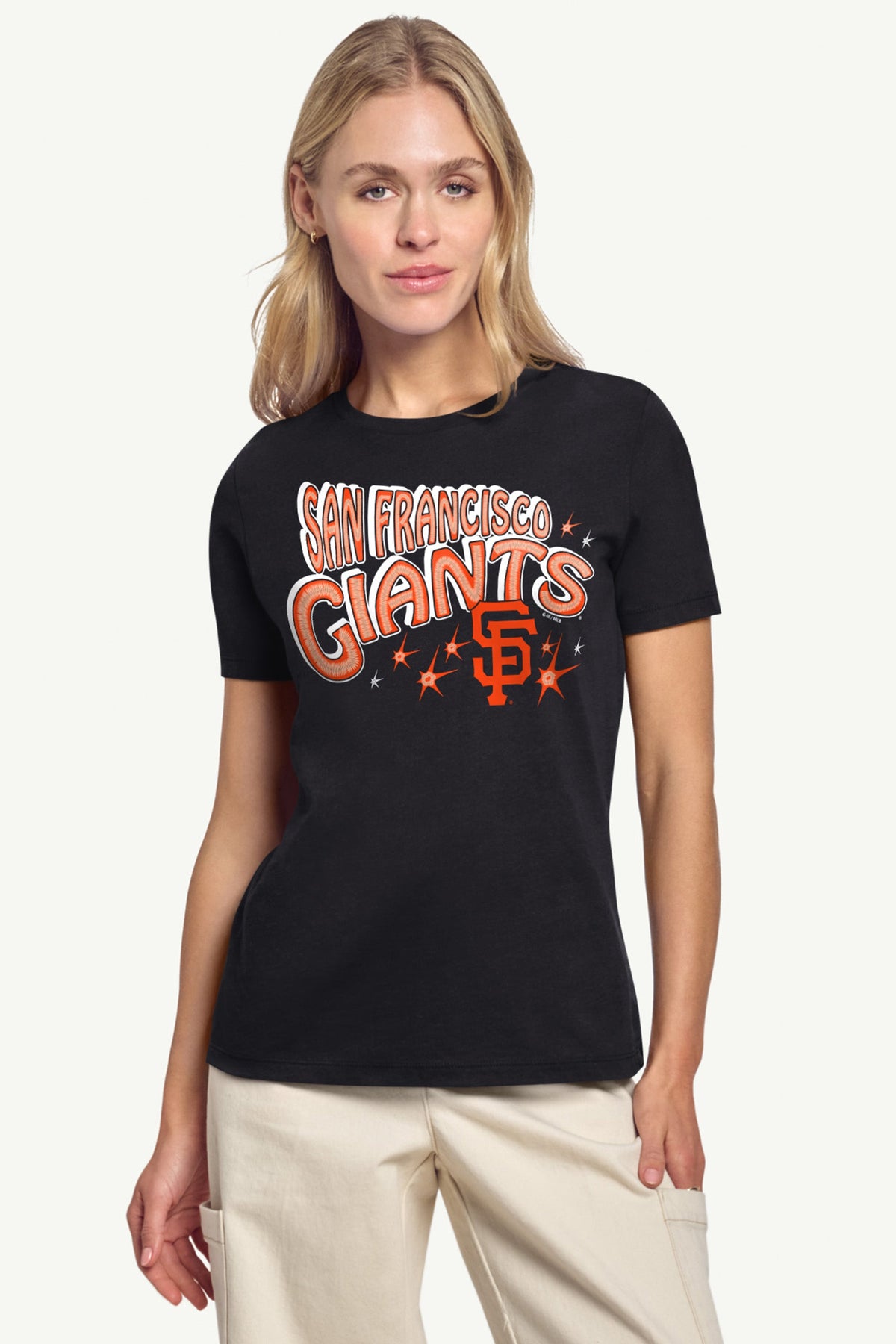 Starter Sale | WOMENS SAN FRANCISCO GIANTS FIREWORKS T SHIRT