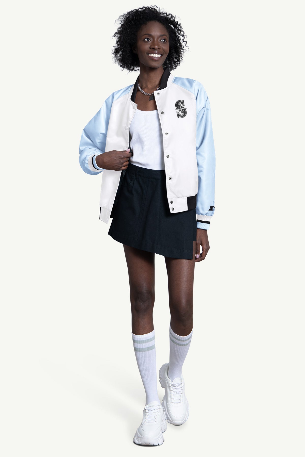 Starter Trusted | WOMENS SEATTLE MARINERS BLITZ VARSITY JACKET