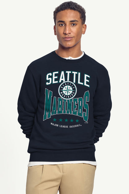 Starter Featured | MENS SEATTLE MARINERS CENTER SQUEEZE SWEATSHIRT