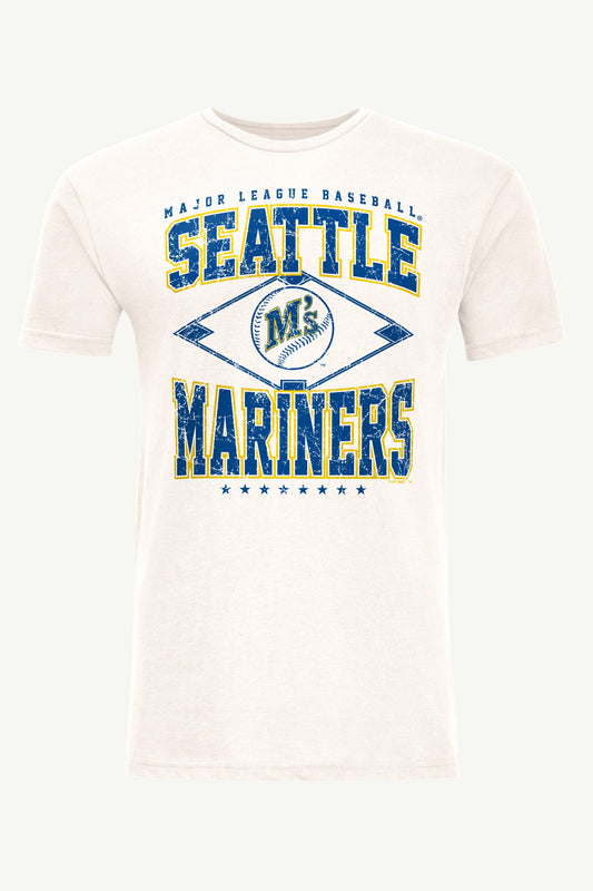 Starter Hot Sale | MENS SEATTLE MARINERS DISTRESSED COOPERSTOWN DIAMOND SHORT SLEEVE T SHIRT