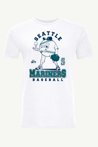 Starter Signature | MENS SEATTLE MARINERS BASEBALL CHARACTER SHORT SLEEVE T SHIRT