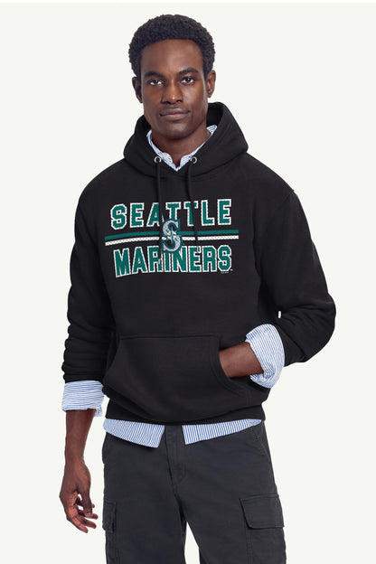 Starter Premium | MENS SEATTLE MARINERS MESH LOOK HOODIE