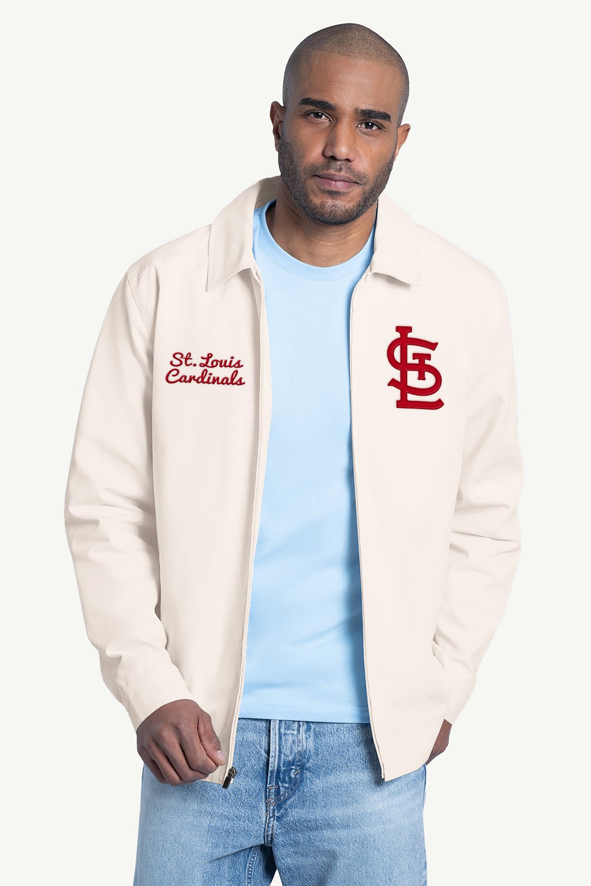Starter Quality | MENS ST. LOUIS CARDINALS FRANCHISE FULL ZIP JACKET