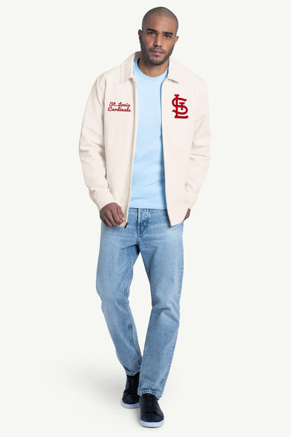Starter Quality | MENS ST. LOUIS CARDINALS FRANCHISE FULL ZIP JACKET
