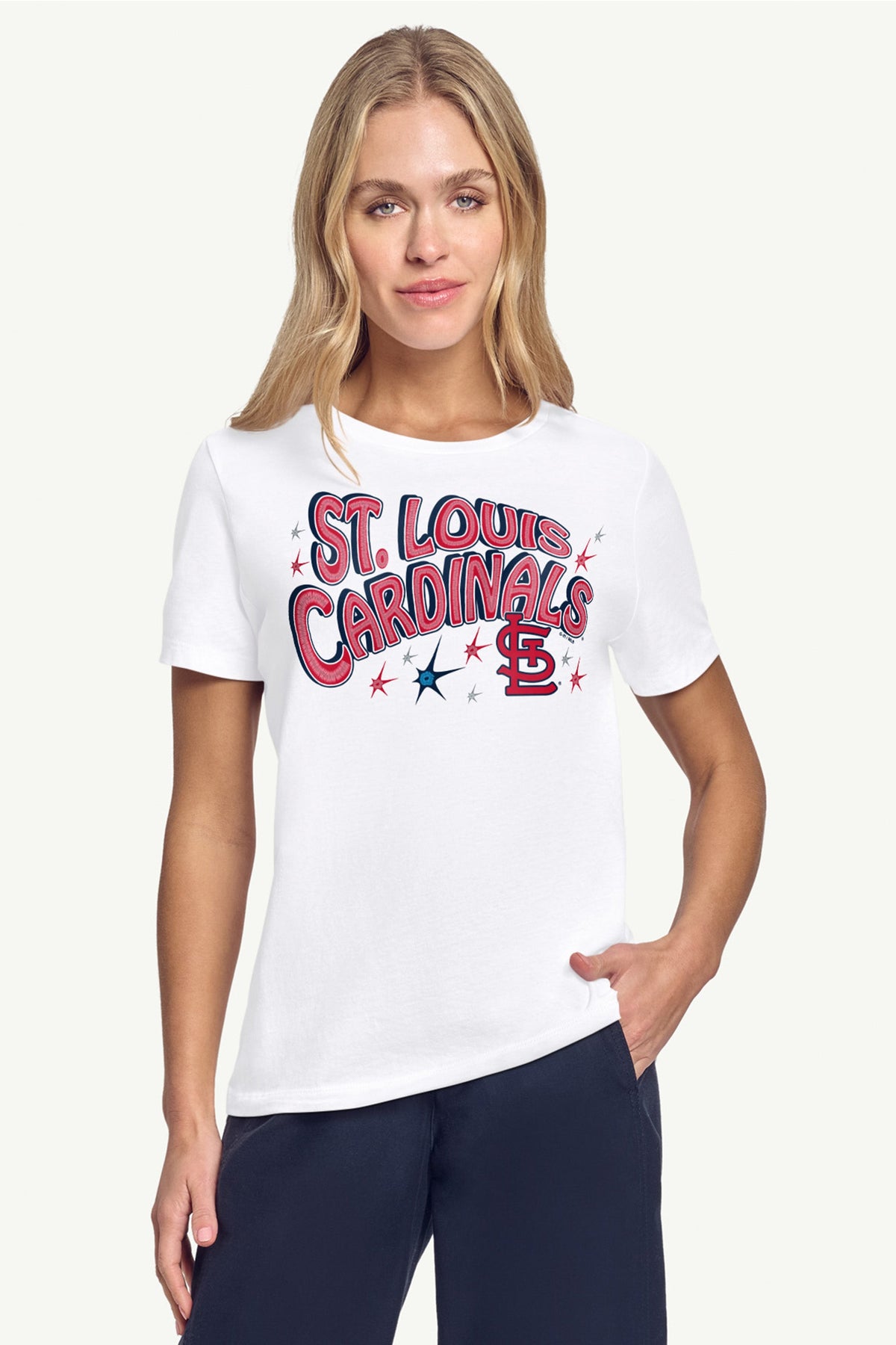 Starter Hot Sale | WOMENS ST LOUIS CARDINALS FIREWORKS T SHIRT