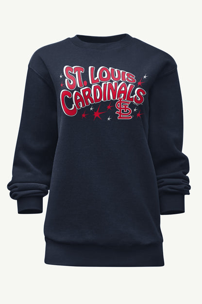 Starter Top Pick | WOMENS ST LOUIS CARDINALS FIREWORKS SWEATSHIRT